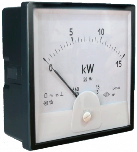 Ц42303 МВт 8 6000/100В 800/5А 50Гц кл.1,5 120х120мм Ваттметр УТ-00001009