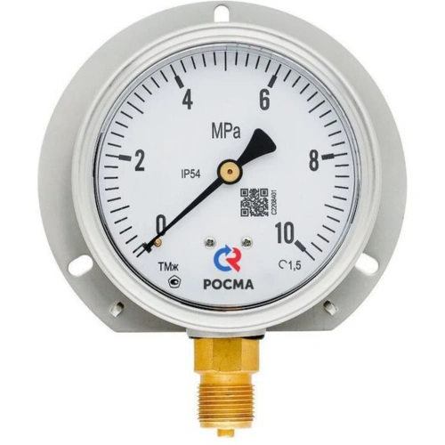ТМ-520РКТ.00(0-1,6)MPa.М20х1,5.1,0 Зад. Фланец  СИЛИКОН УТ000019518