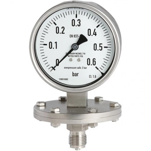 PCh G 100-3 16 kgf/cm2 G1/2" Глицерин Горизонт.Мембрана УТ000016028