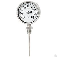 TBiSCh 100 (0...+250)°С B4 8х100мм G1/2"(Н) Рад. - требуется Гильза УТ000014123