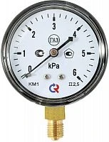 КМ-12Р +40 kPа.М12х1,5.1,5. IP54 Напоромер, ф63 нерж.сталь УТ000019128
